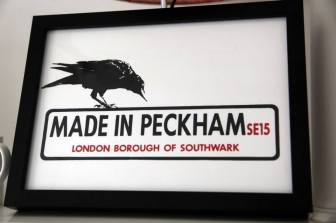 Made in Peckham Framed Print, small